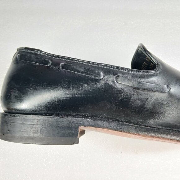 Johnston & Murphy Crown Aristocraft Black Tassel Loafers Mens 12 USA Made VGUC - Picture 9 of 15